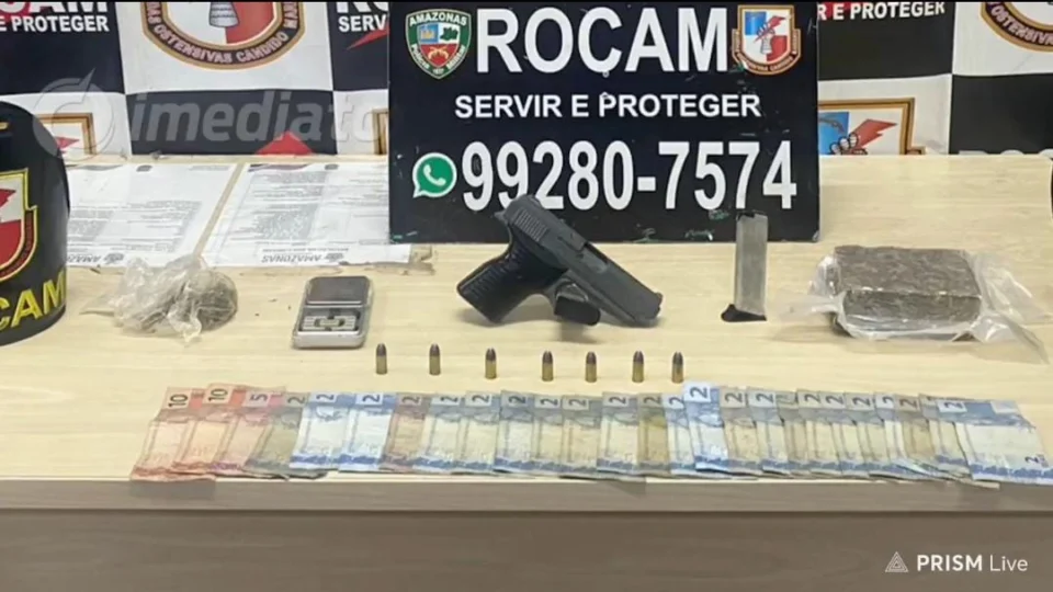 Rocam prende homem vendendo drogas em beco no Monte das Oliveiras