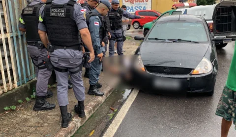 Ao tentar assalto em panificadora, suspeito é baleado e outro foge após troca de tiros com proprietário