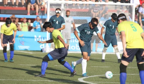 Futebol de cegos: Brasil perde nos pênaltis e é vice na Copa América