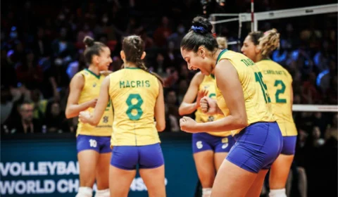 Volêi feminino: Brasil vira sobre a China e volta a vencer no Mundial