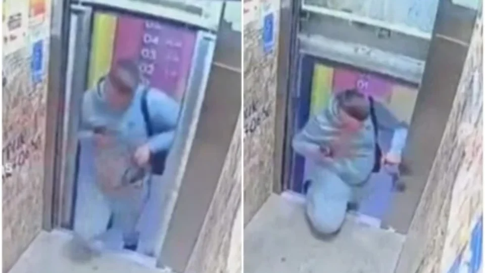 Homem quase tem a cabeça arrancada após falha em elevador