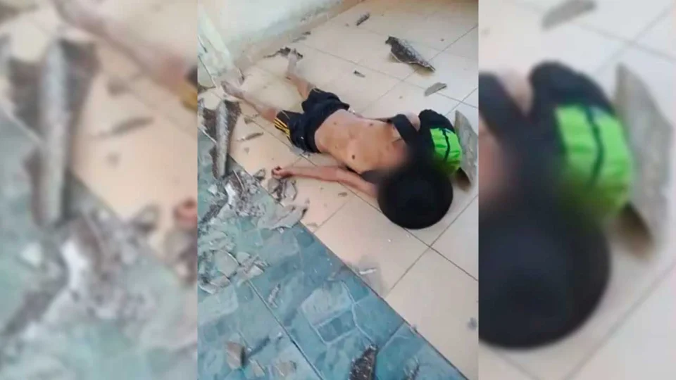 Homem furta casa e cai do telhado durante fuga; veja vídeo