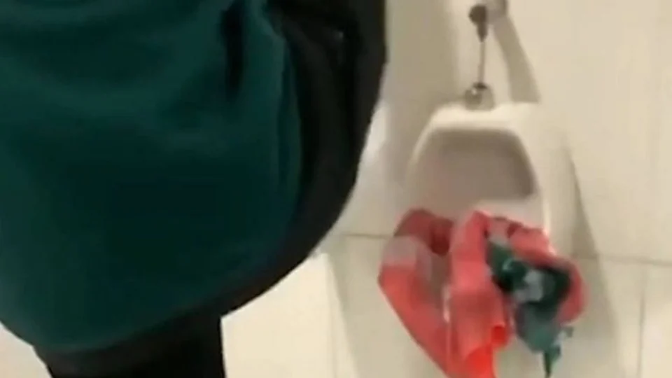 Aluno é suspenso após urinar na bandeira do PT dentro da escola