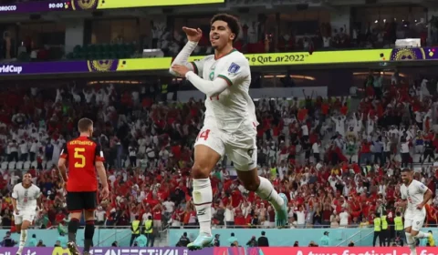 Marrocos é melhor no segundo tempo, vence a Bélgica e lidera o Grupo F