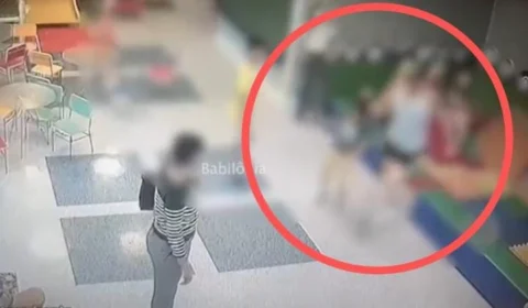 Vídeo: Criança é brutalmente agredida por padrasto em condomínio