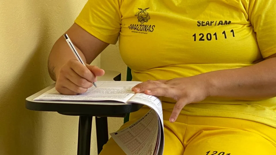 No Amazonas, Seap registra número recorde de reeducandos inscritos no Enem 2022