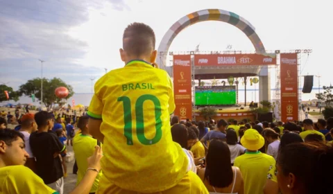 ‘Brahma Fest’ vai transmitir jogo do Brasil e Suíça no anfiteatro da Ponta Negra