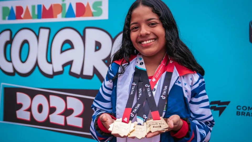 Estudante indígena quebra três recordes escolares e coloca Amazonas no pódio paraolímpico