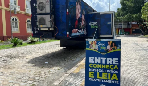 Carreta do ‘ExpoLivro – Paixão pela Leitura’ chega a Manaus