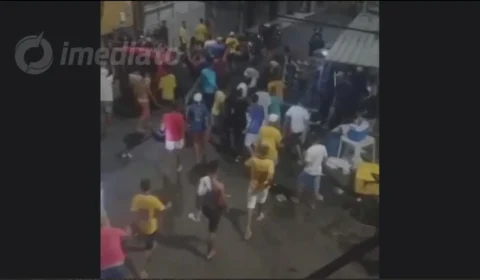 Veja Vídeo: Confusão generalizada é registrada  nas proximidades da rua da copa no Alvorada