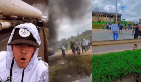 Vídeo: Galoucura, torcida do Atlético-MG, fura bloqueios de manifestantes em rodovia