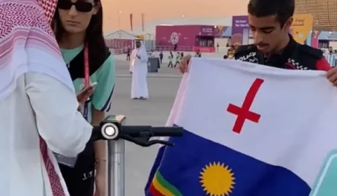 Bandeira do Pernambuco é confundida com símbolo LGBTQIA+ no Catar