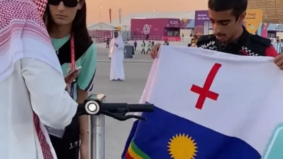 Bandeira do Pernambuco é confundida com símbolo LGBTQIA+ no Catar