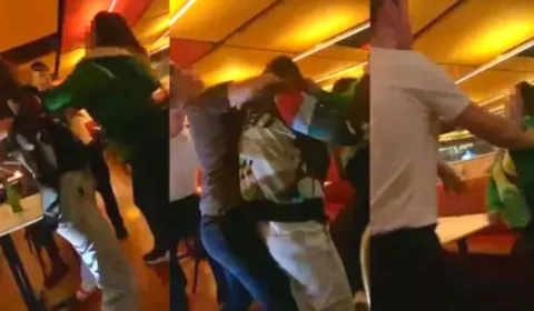 VÍDEO: mulheres trocam socos dentro de restaurante por causa de política