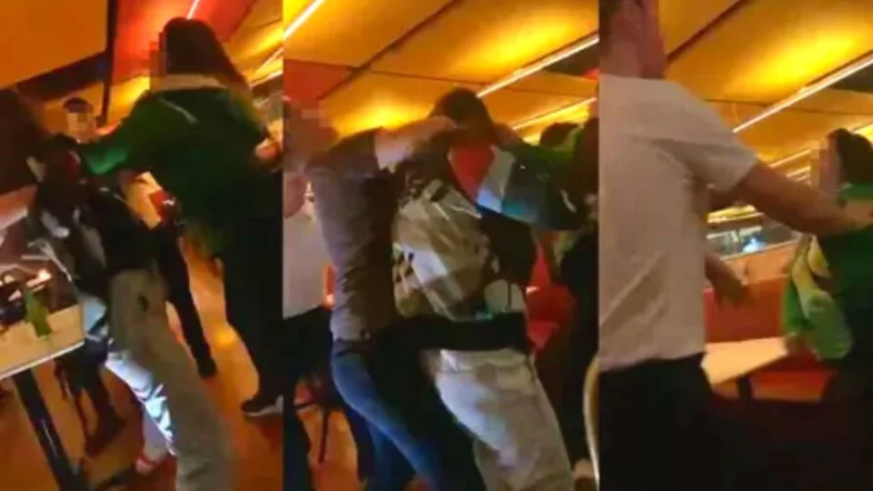 VÍDEO: mulheres trocam socos dentro de restaurante por causa de política