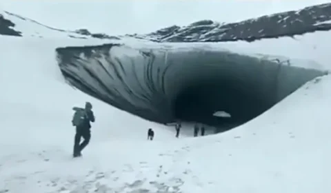 VÍDEO: brasileiro morre esmagado por camada de gelo caída de caverna