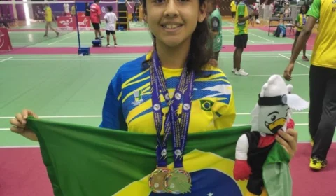 Estudante de Manaus conquista duas medalhas no Sul-Americano de Badminton