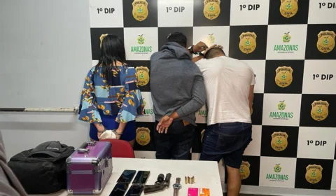 Trio é preso após assaltar na zona Sul de Manaus