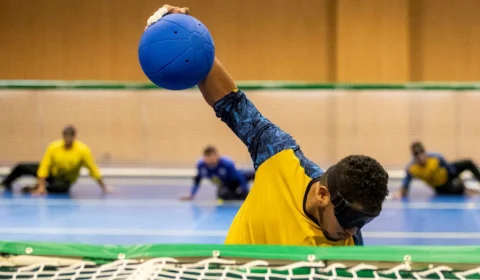 Seleção masculina mantém 100% de aproveitamento no Mundial de goalball
