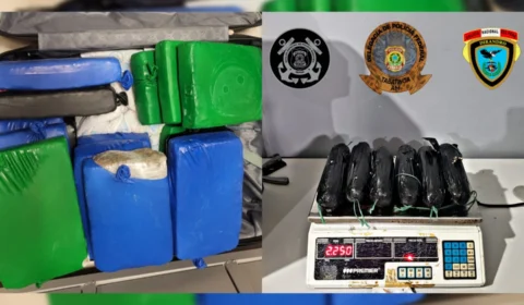 PF aprende drogas em Tabatinga e em aeroporto de Manaus