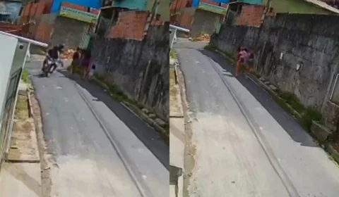 Vídeo: Dupla em uma motocicleta assalta mulheres na zona Leste de Manaus