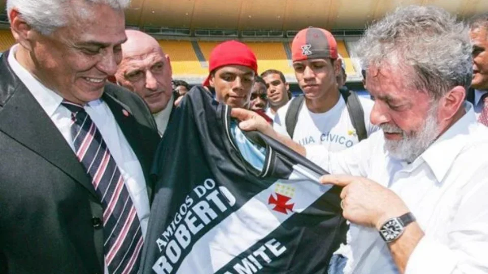 Lula sobre Roberto Dinamite: “Gigante na história do Vasco da Gama”