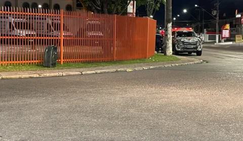 Mala deixada em base do Samu é periciada por grupo antibombas no bairro Alvorada