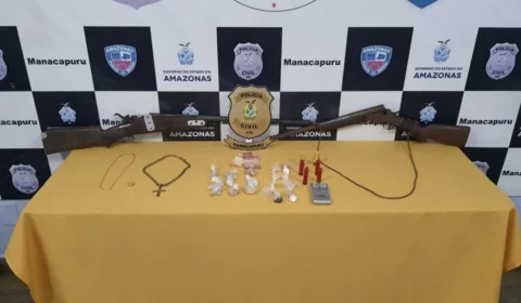 PC-AM prende mulher e apreende adolescente por trafico de drogas e posse de arma de fogo em Manacapuru
