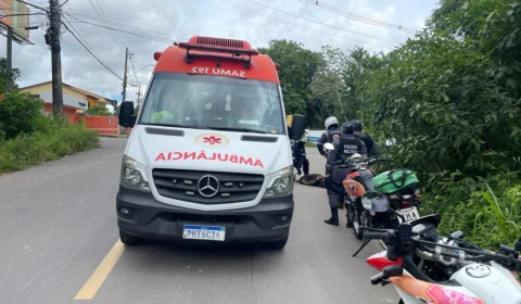Acidente de trânsito deixa motociclista ferido zona Centro Oeste