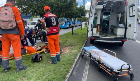 Grave acidente acontece na Torquato Tapajós