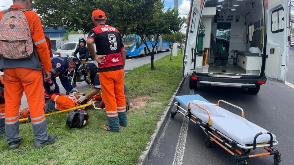 Grave acidente acontece na Torquato Tapajós