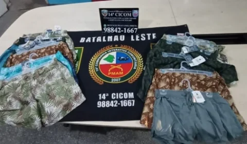 Trio é preso tentando furtar bermudas de shopping na zona Leste