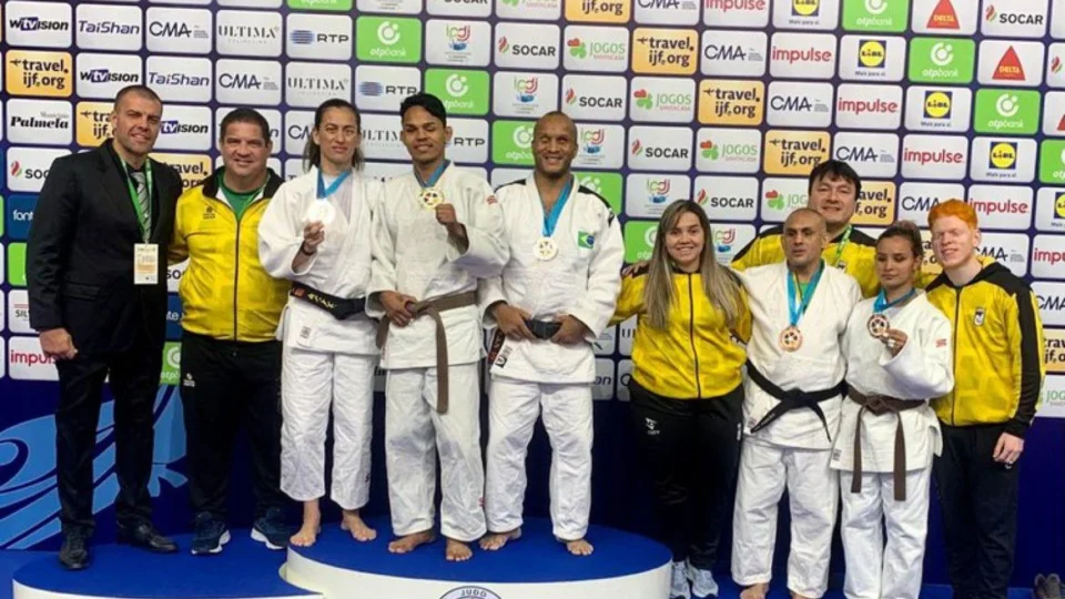 Judô paralímpico estreia no Grand Prix de Almada com cinco pódios