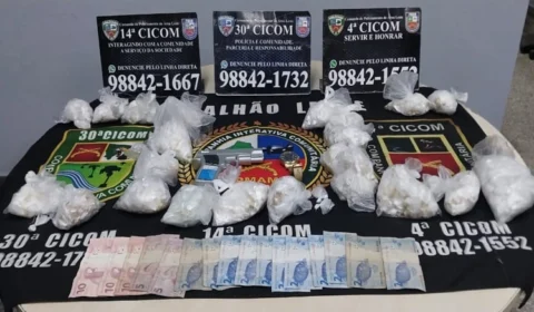 Homem tenta fugir da polícia mas acaba preso com drogas e arma falsa na zona Leste de Manaus