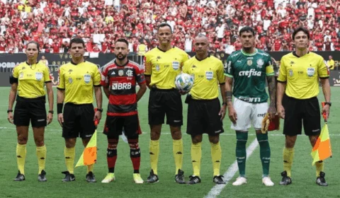 Flamengo pede afastamento de árbitros da Supercopa contra o Palmeiras