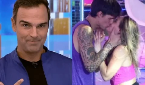 Tadeu Schmidt cita relação tóxica ao falar de Gabriel e Bruna