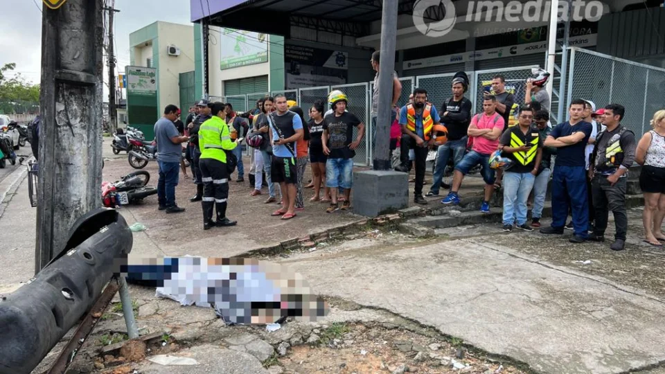 Motorista de App por moto morre após acidente na Cidade Nova