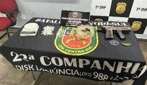 Criminosos tentam fugir da PM, mas são presos na zona Centro-Sul de Manaus