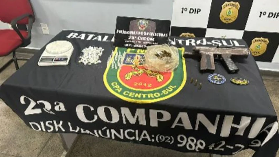 Criminosos tentam fugir da PM, mas são presos na zona Centro-Sul de Manaus