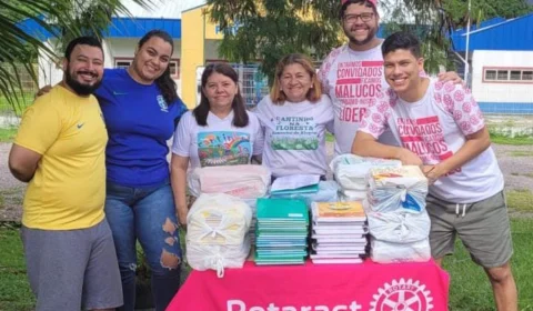 Mais de 600 cadernos escolares são entregues para entidades beneficentes de Manaus