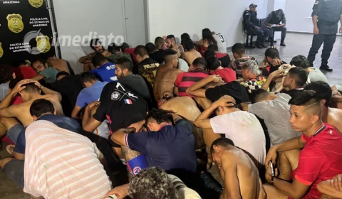 Cerca de 40 pessoas são presas após foguetório em comemoração de facção criminosa