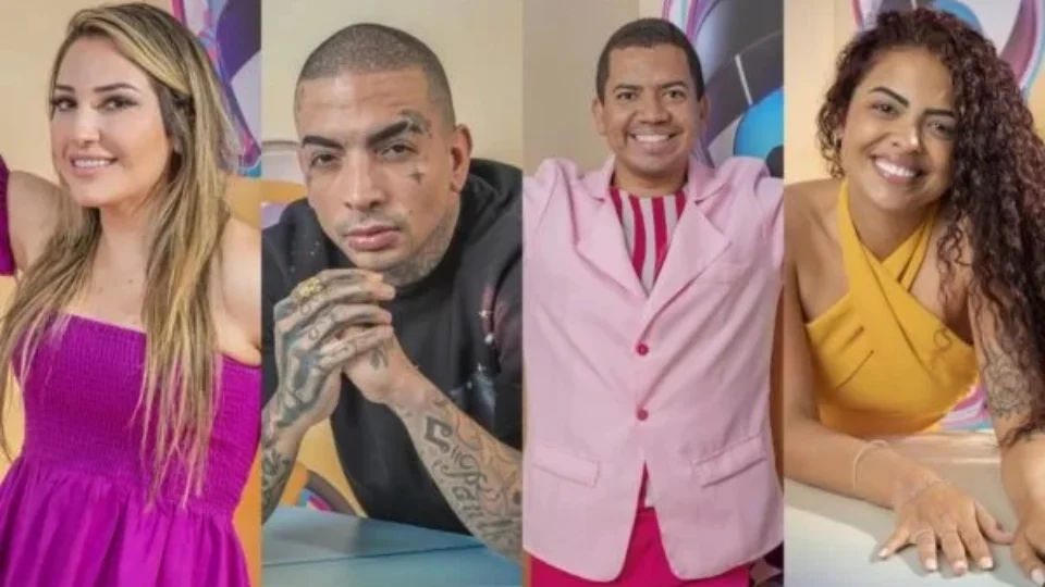 Amanda, Bruno, Guimê e Paula se enfrentam no 4º paredão