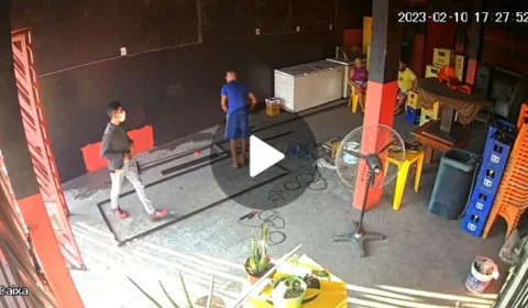 Vídeo mostra dono de bar sendo morto a tiros na zona Leste de Manaus