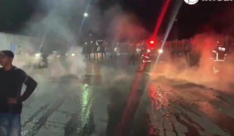 Moradores fazem manifestação na zona Leste