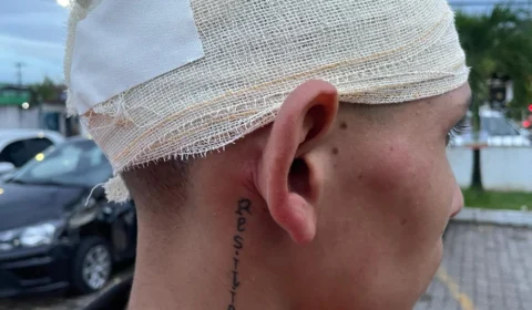 Funcionário de loja de celular leva golpe na cabeça após ser acusado de roubo a clientes