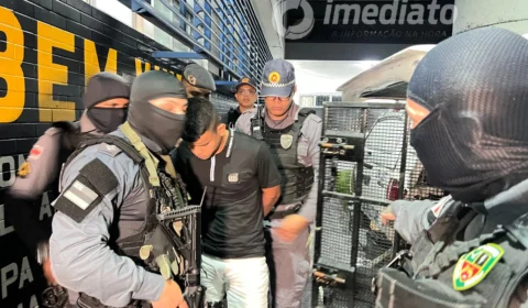 Líder do tráfico no Coroado, vulgo “Marreta” é preso com drogas e armas