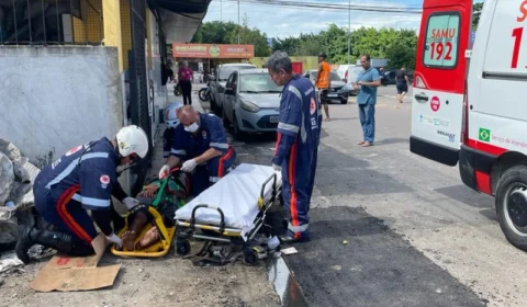 Flanelinha agride colega na cabeça com barra de ferro em Manaus