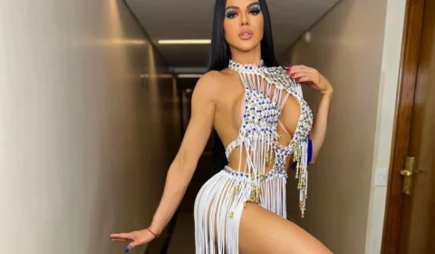 Modelo Amazonense estreia no Carnaval do Rio no desfile da Escola de Samba Unidos de Vila Isabel