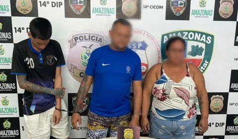 Mãe, pai e filho são presos por tráfico na zona Leste