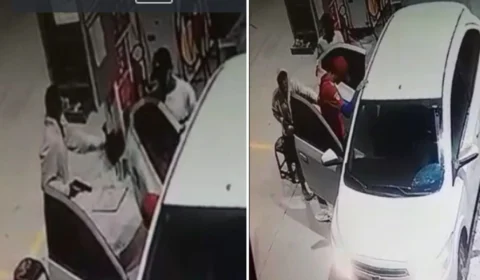 VÍDEO: grupo armado rende frentista e assalta posto de gasolina em Manaus